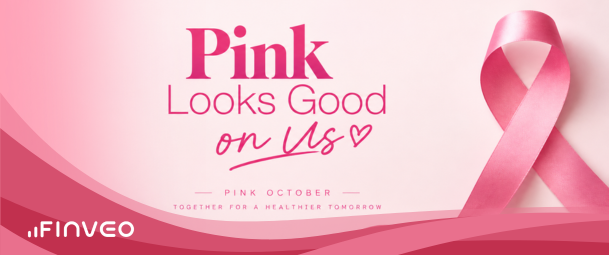 Pink Looks Good on Us: Finveo Promotes Breast Cancer Awareness and Employee Wellbeing 